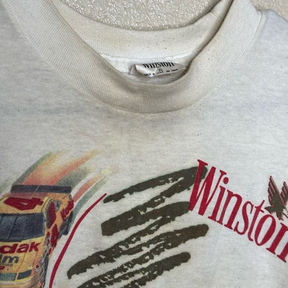 VTG 1992 Winston Cup Men's White and Gold T-Shirt Size XL - Picture 5 of 7